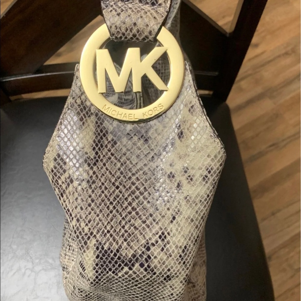Michael Kors Python Leather Hobo Bag - image 4
